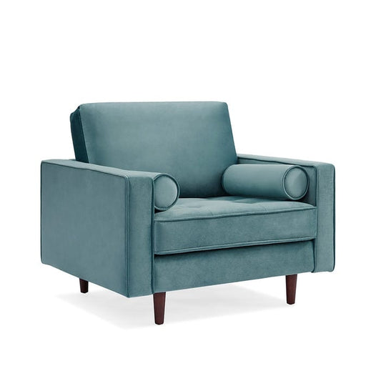 Aeon Arm Chairs Bloomfield Upholstered Velvet Arm Chair